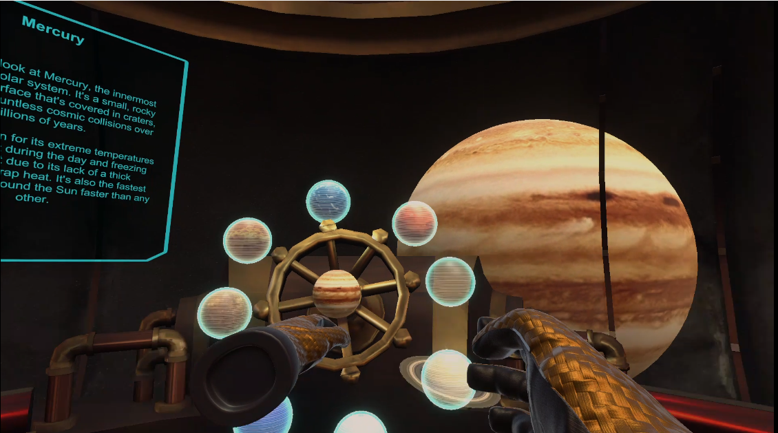 Kids For VR Space Education Learning